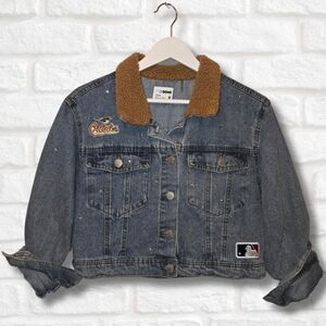 Baltimore Orioles Rhinestone Crop Jacket